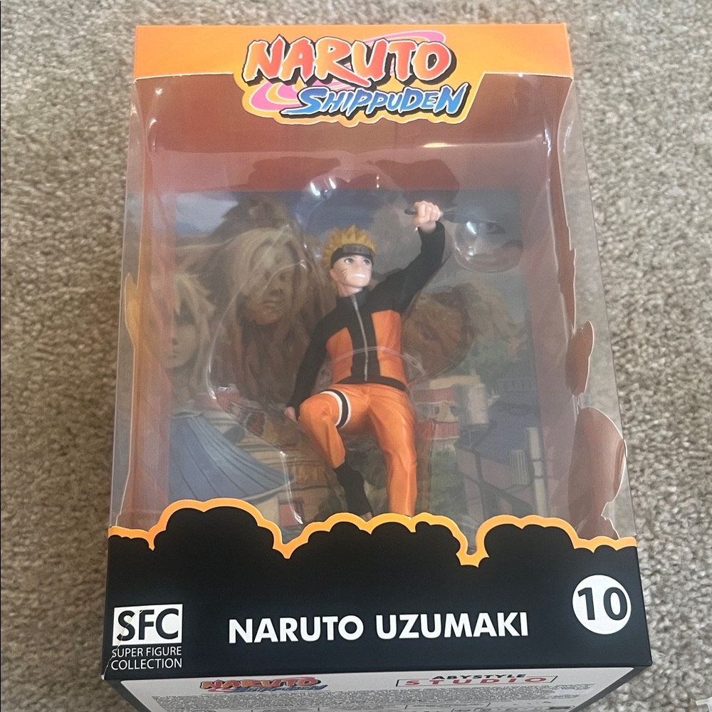 Naruto Shippuden Naruto Uzumaki Figure - Orange and Black